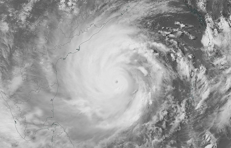Cyclone Amphan. Image via Wikimedia commons